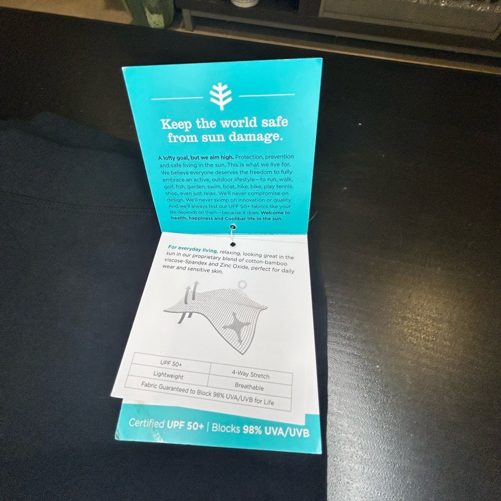 New Coolibar UPF 50+ Women's MONTEREY SUMMER CAPRIS Sun Protective size Small - Picture 4 of 9